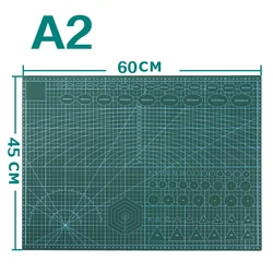 Art Mat Cutting Board for Kids - Perfect for DIY Clay Projects and Crafts (GreenA2)