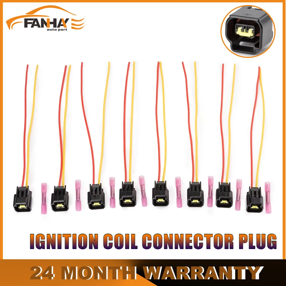 8-Pack Ignition Coil Connector Plug Set - For Ford 4.6L, 5.4L, 6.8L Engines In Mustang, F150, Lincoln & More - View #8