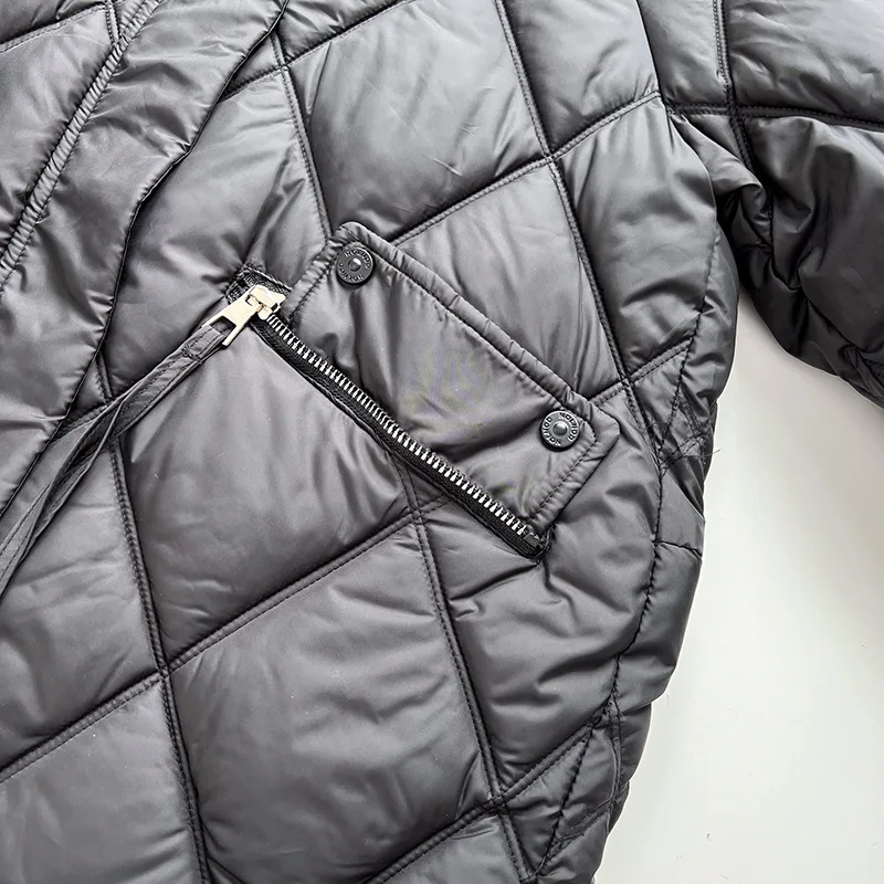 XXXXXL Fashion Plus Size Women's Parkas For Winter Wearing Loose mid-length stand-up Collar Padded Jacket Simple And Warm 8386