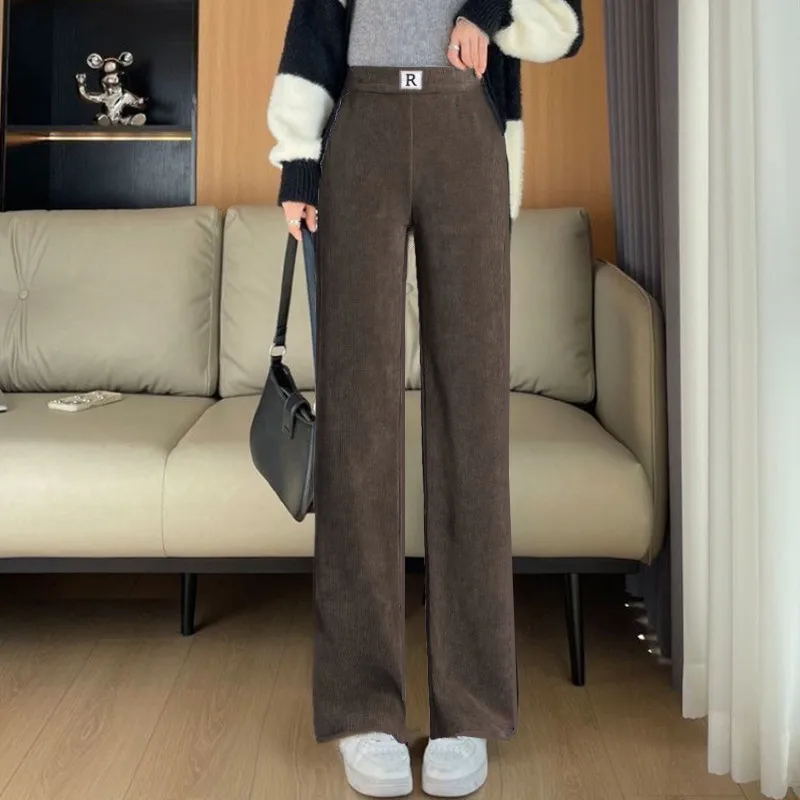 R-label wide-leg mocha [without velvet]