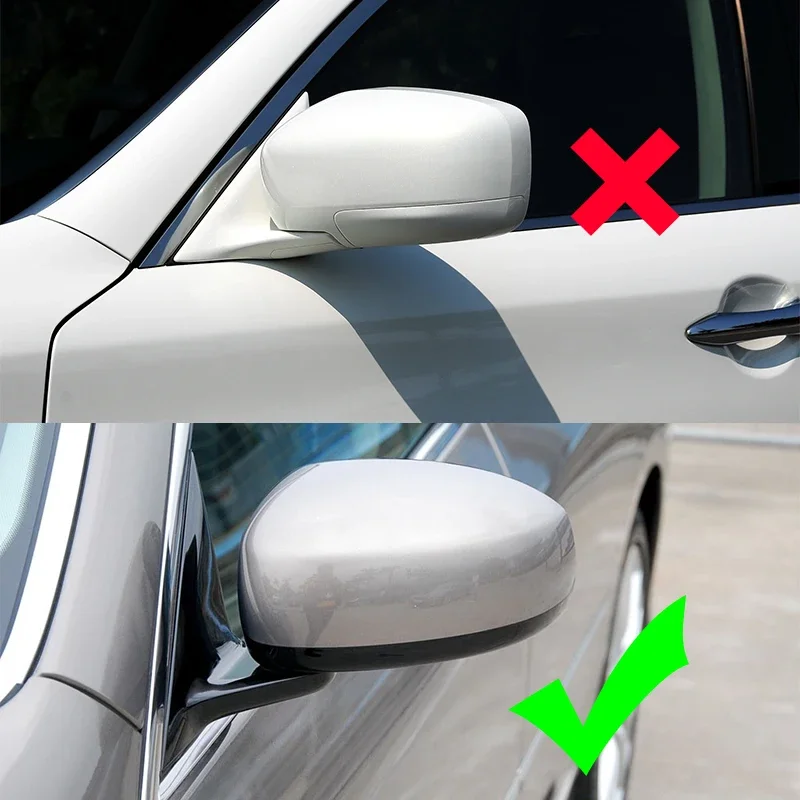 인피니티 M35 M45 Y50 2005 2006 2007 2008 2009 2010용 광택 블랙 리버스 미러 윙 캡, 페어 카 사이드 리어뷰 미러 커버