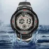 SYNOKE New Men Mountaineering Digital Watch Waterproof Shock Resist Large Screen Outdoor Running Student Fashion Watch Handsome 2