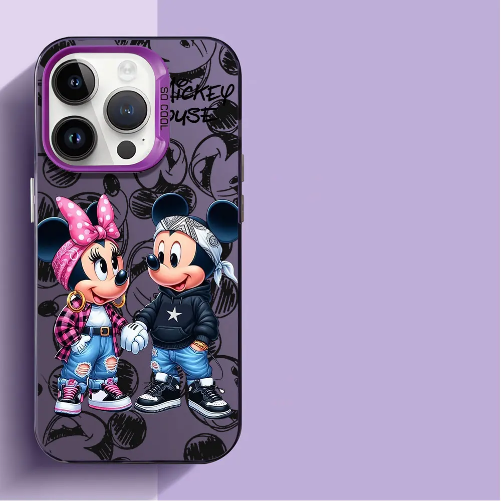 thumbnail image 1 of Disney-funda de Mickey y Minnie Mouse para Apple iPhone, 13, XS, Max, X, XR, 14 Pro, 11 Pro Max, 15 Plus, 12 Pro, 15 Pro Max, 1 of 5