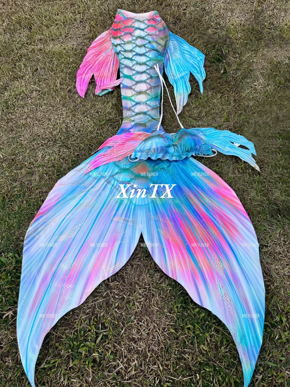 マーメイドテールセット 高品質大人のマーメイドテールプレミアム品質ダイビング水泳ショー非