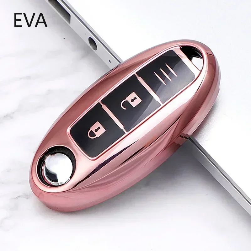 TPU Car Key Case Fob Cover Shell Nissan Qashqai X-Trail T32 T31 Juke J10 J11 Kicks Tiida Pathfinder Note for Infiniti Keychain