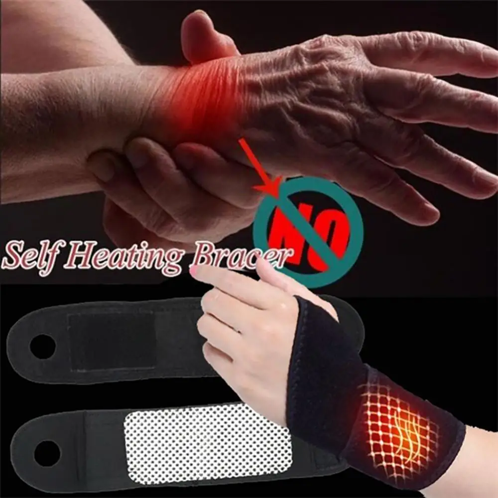 Wrist Brace Wrist Guard Wrist Support Wrist Support Band Magnetic Wrist Brace Therapy Self-Heating Wrist Support Sports Wristband Heated Hand Warmer Compression Pain Relief Band