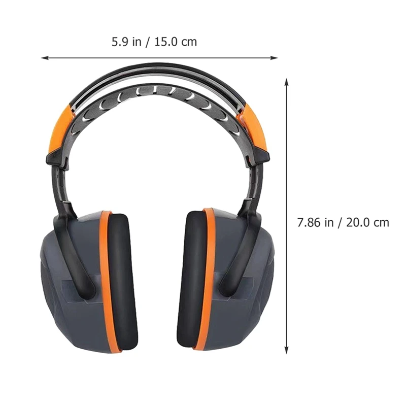 Protège-oreilles antibruit réutilisables - Casque insonorisé noir