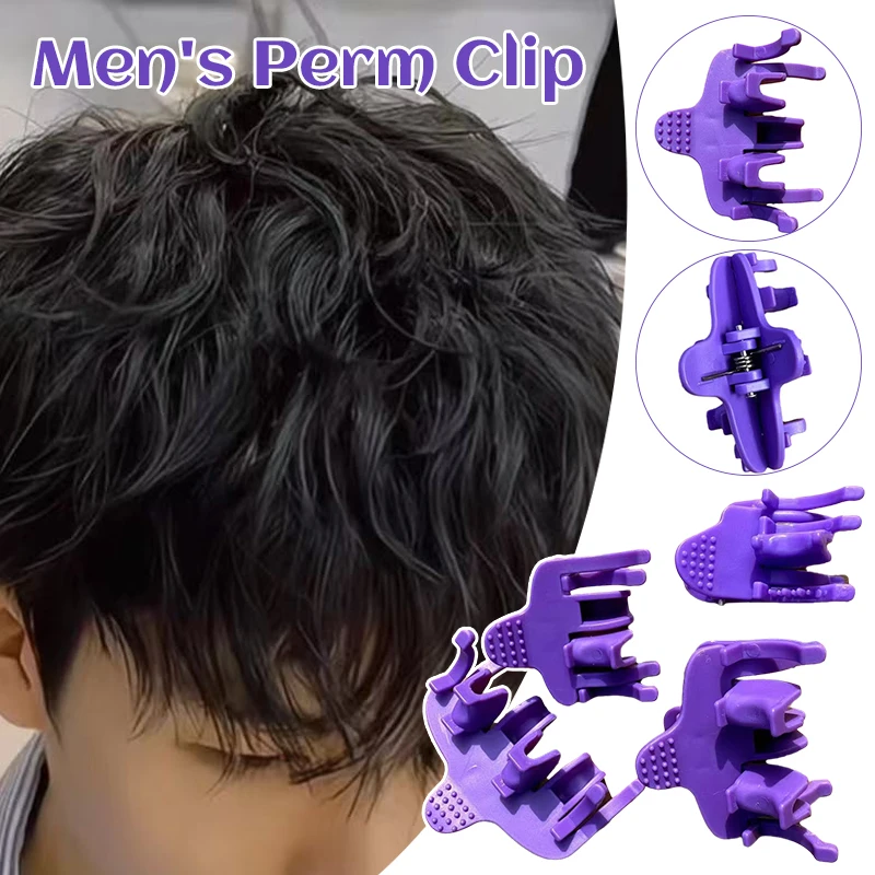 25PCS Hair Salon Wave Clip Morgan Tinfoil Front Thorn Curling Clip Hold Hair Evenly Curled Barrette Home Styling Tools for Men