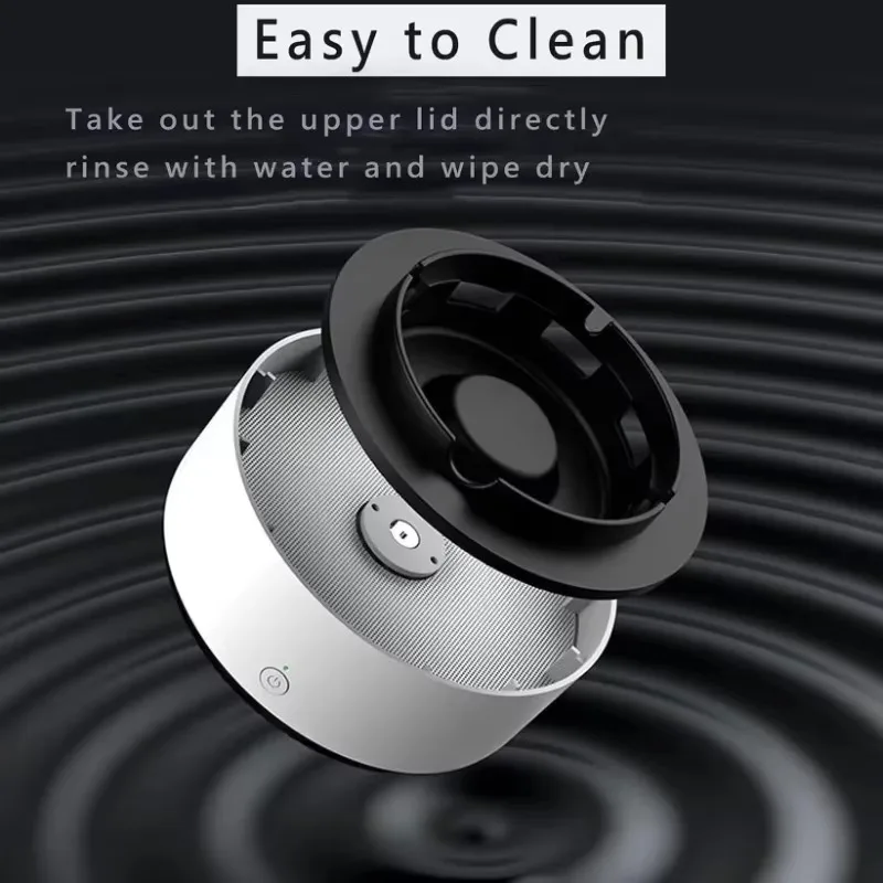 Smoke Removal Air Purification Ashtray Portable Ashtray Automatic Anion Purification Purifier Smoking Accessories Home Gadgets