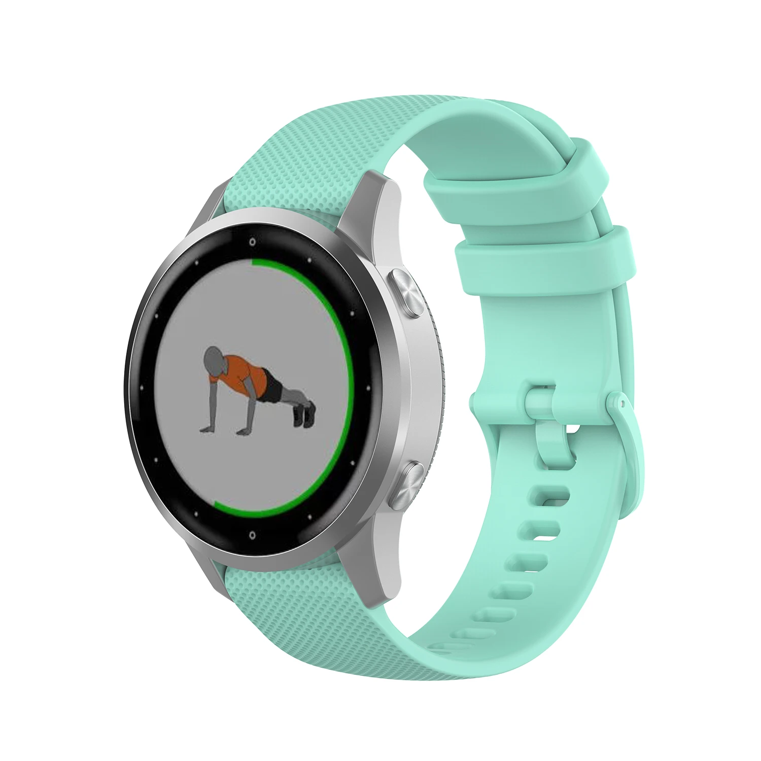 Versatile 20mm Silicone Watchband – Stylish Wrist Strap Bracelet