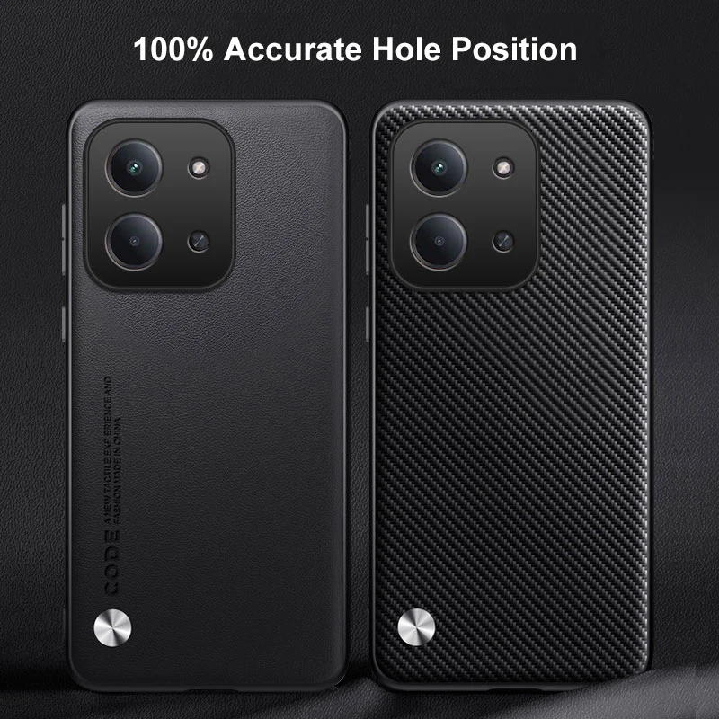 Premium PU Leather Phone Case - Full Protection Silicone Back Cover