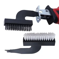 Electric Cleaning Wire Brush Saber Reciprocating Saw Universal Brush Head Cleaning Rust Removal Cleaning Brush Tool Accessories 1