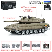 Heng Long Remote Control Tank 1/16 TK7.0 IDF Merkava MK IV Professional Edition FPV Tanks Toucan RC Vehicle Model 1