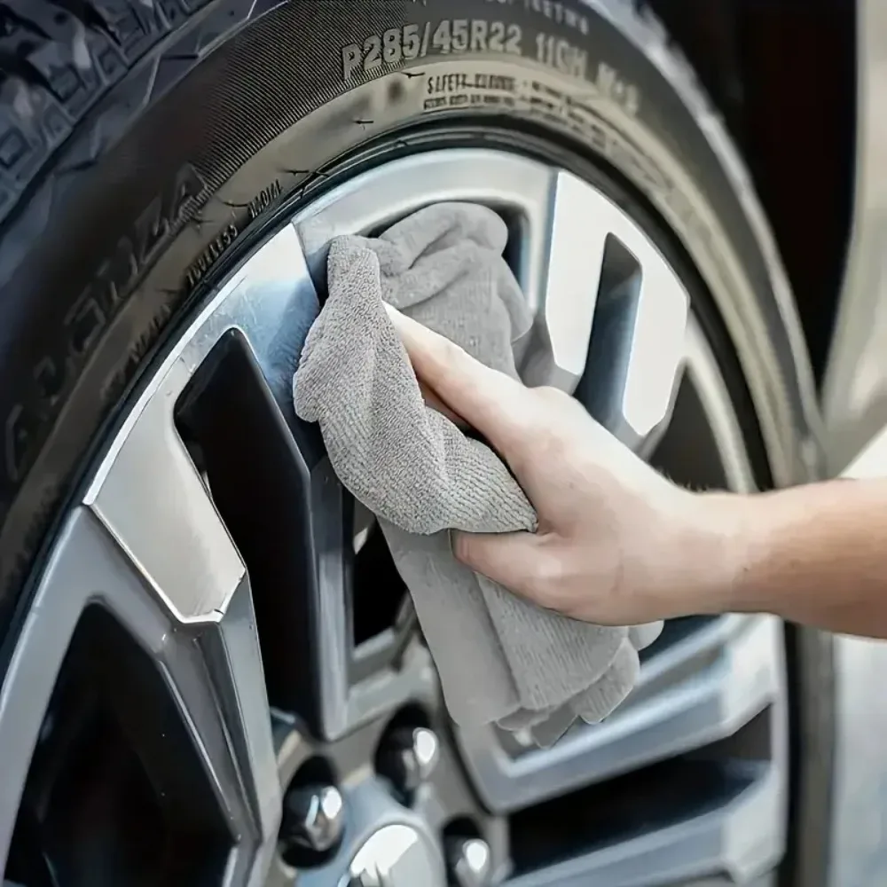 Premium Microfiber Absorbent Cleaning Towels - Stain-Removing, Soft, Reusable Cloths