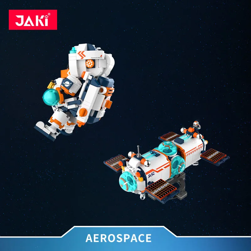 Space Exploration Astronaut Rocket Building Block Toy Gift