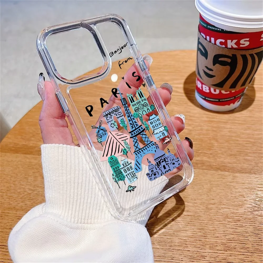 Chic Paris-New York City Phone Case - Stylish Protective Cover