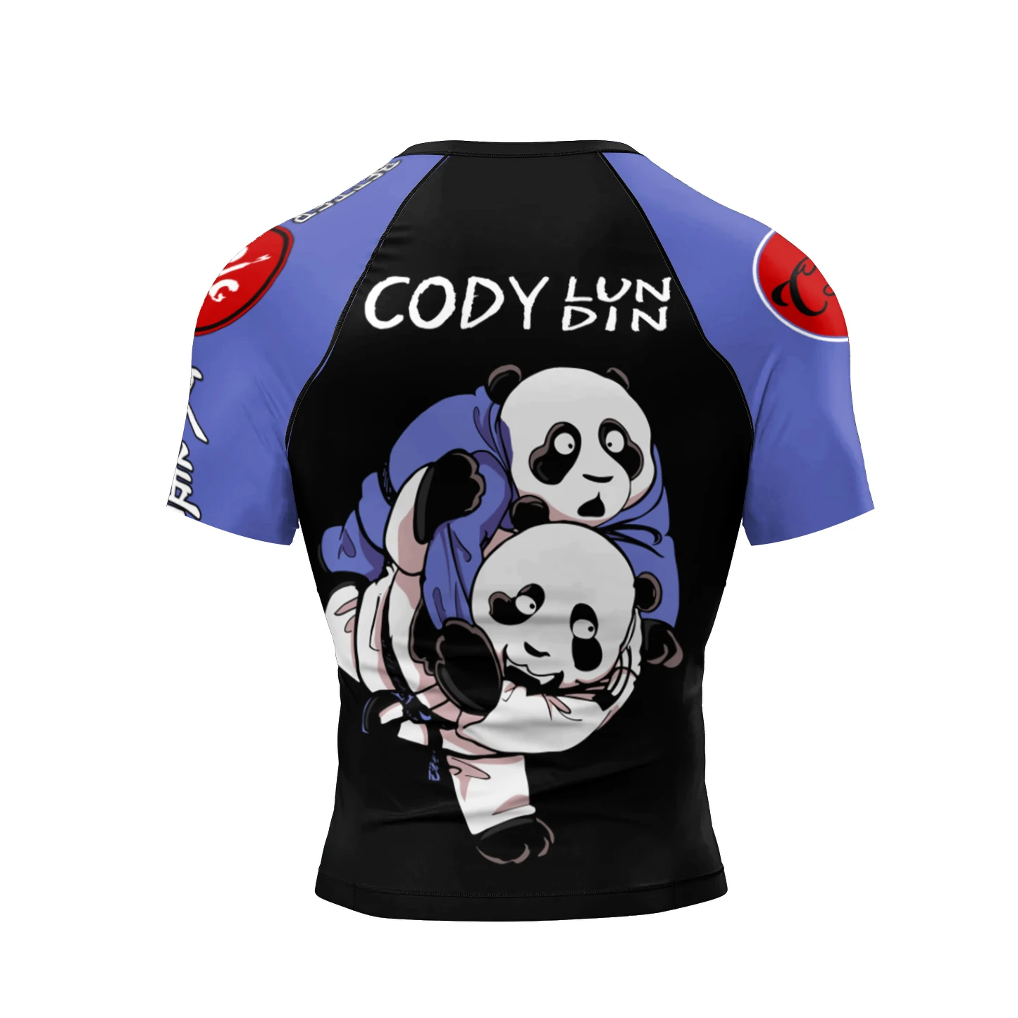 Фото Модная одежда Cody Bjj Rashguard с принтом панды Muay Thai, сублимационная одежда на заказ, Мужская бразильская спортивная одежда без Gi, спортивная одежда №2