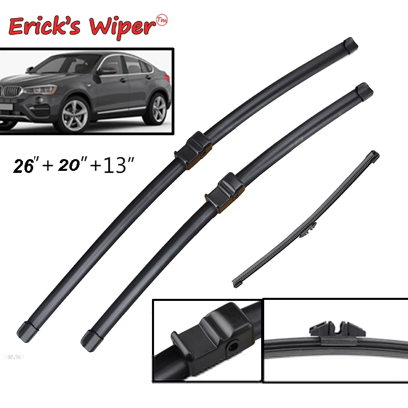 Ruitenwisser Voor Bmw X3 F25 2010-2017 26 20 13Voor Achter Wisserbladen Borstels Cutter Accessoires voorruit