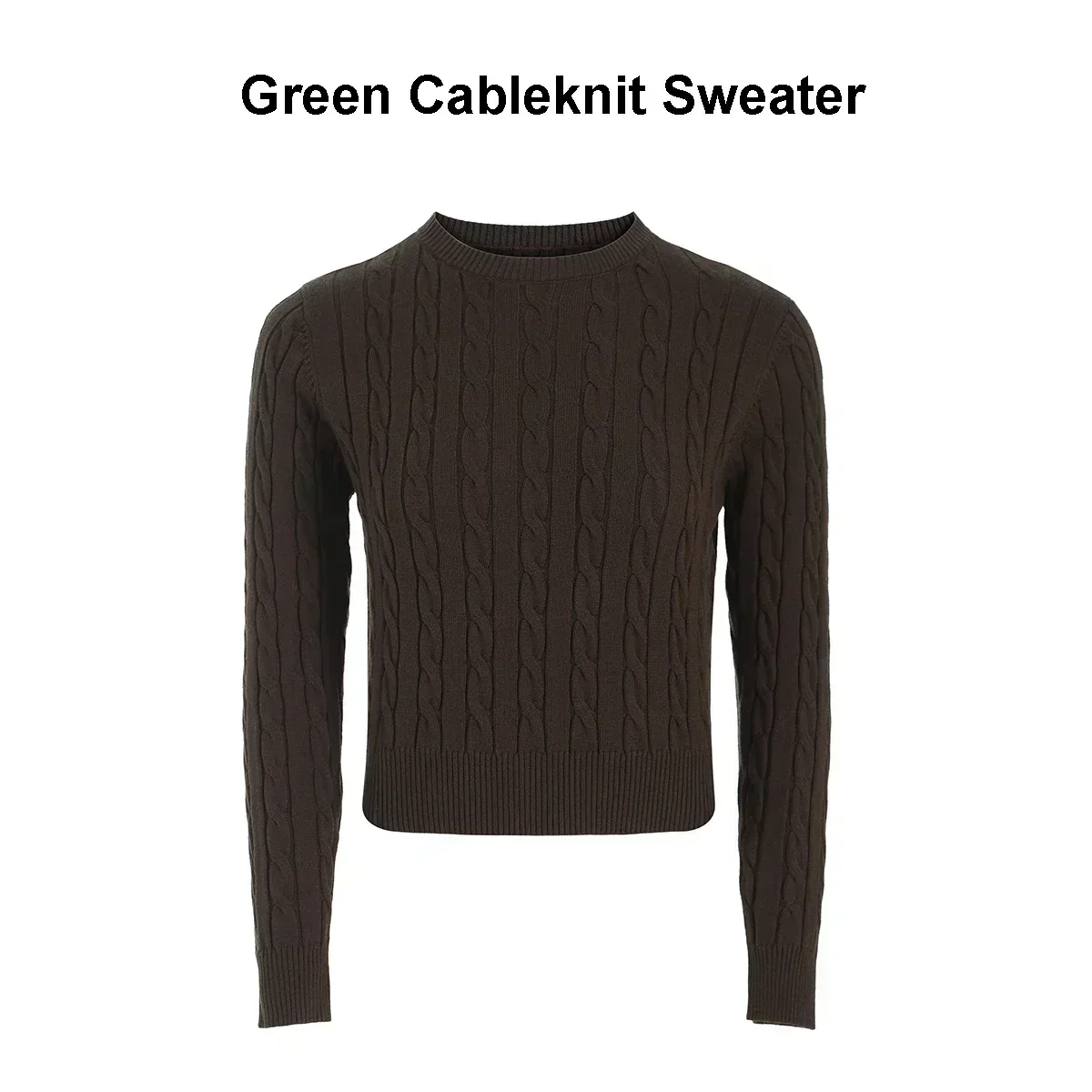 Elegant Women's Cableknit Sweater Dress - Soft & Versatile in Autumn Tones