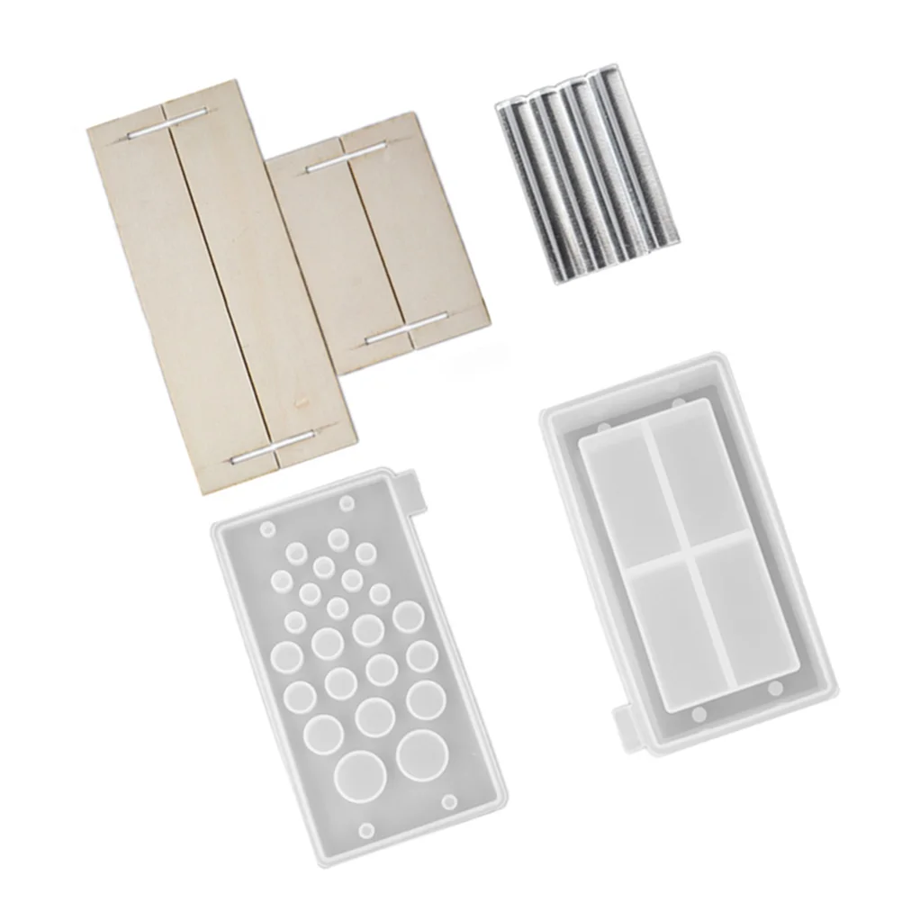 

Box Mold Crafts Making Classification Insert Silicone Molds for Soap Desktop DIY Mould Acrylic Ornament Stencils