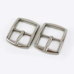 Metal Pin Buckles for Bag Straps and DIY Accessories (Silver)