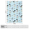 Noot pingu and friends Throw Blanket Soft Plush Plaid Cute Blanket Plaid Summer Blanket 2