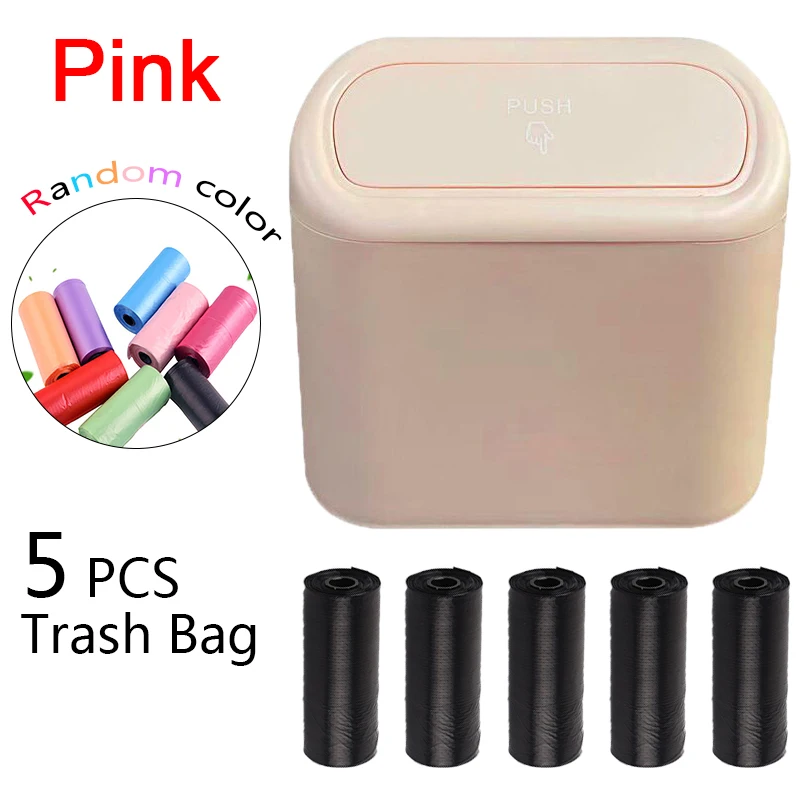 Pink-5 pcs bags