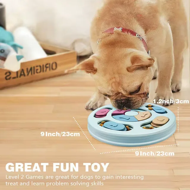 Dog educational toys, anti-choking bowl, slow feeding tray invisible food bowl non-slip dog bowl cat bowl pet fun supplies 2