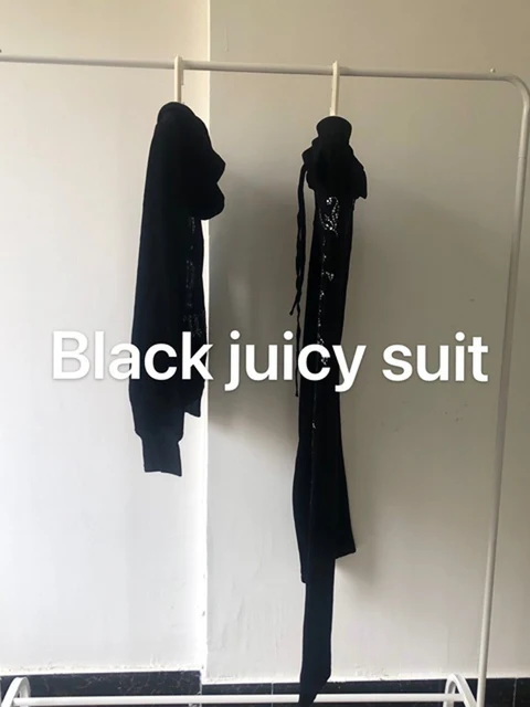 YICIYA TRACKSUIT hoodies Velvet Zipper Sweatshirt And Pants Winter women velour Pant Suit Hoodies Zipper Rhinestone velour suits black suit