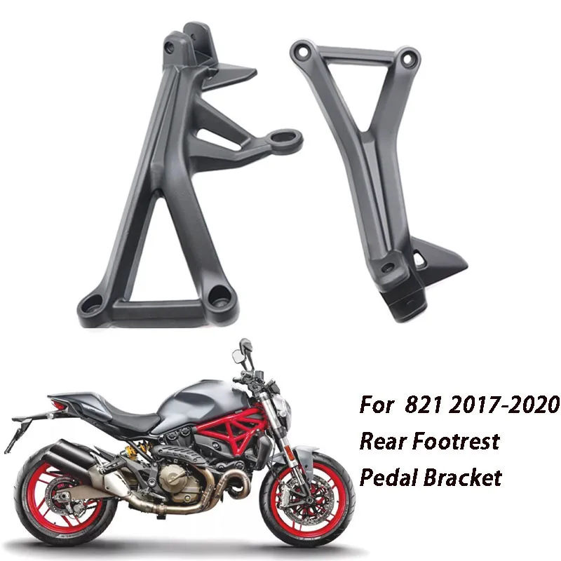 

Motorcycle Rear Steps Footrest Pedal Bracket For Ducati 821 2017 2018 2019 2020 Pedal Accessories Kit