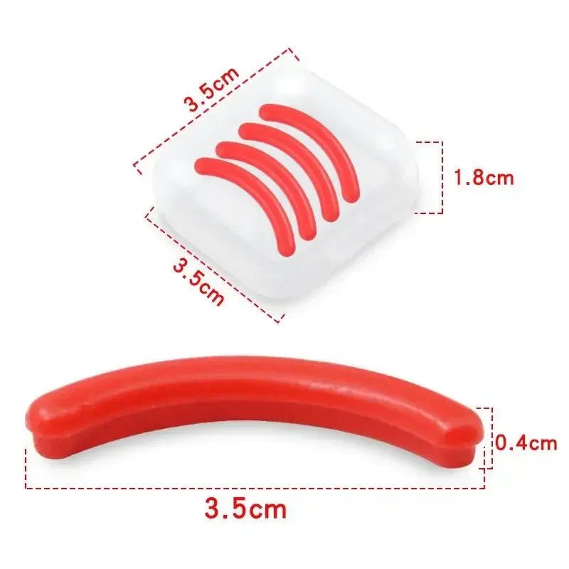 10Pcs Replacement Eyelash Curler Refill Silicone Pads Makeup Curling Styling Tools Eyelash Curler Replacement Pads