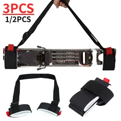 Adjustable Ski and Snowboard Carrier Strap with Handle - Convenient Transport Accessory (5 pcs)