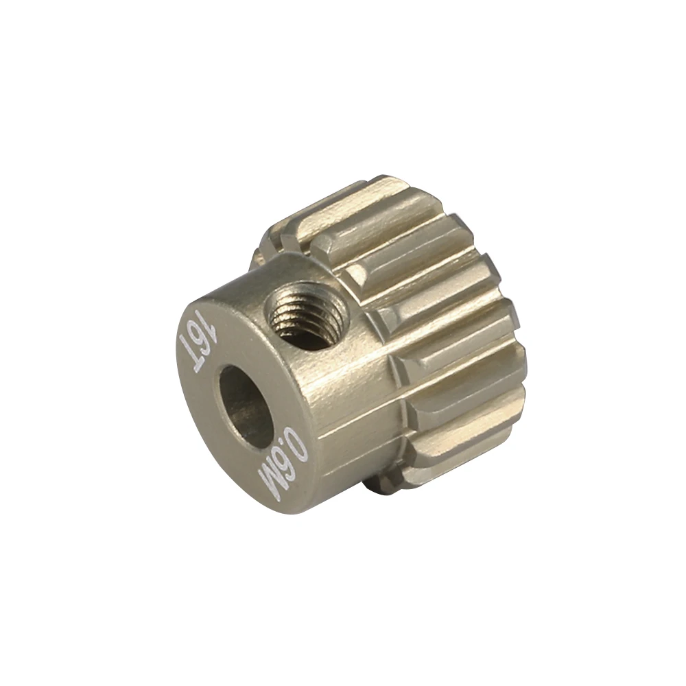 Motor Gear 13Teeth-33Teeth M0.6 3.175mm Mini Motor Gear for RC Model Car Aluminum Alloy Yellow Pinion for Remote Control Car Accessories