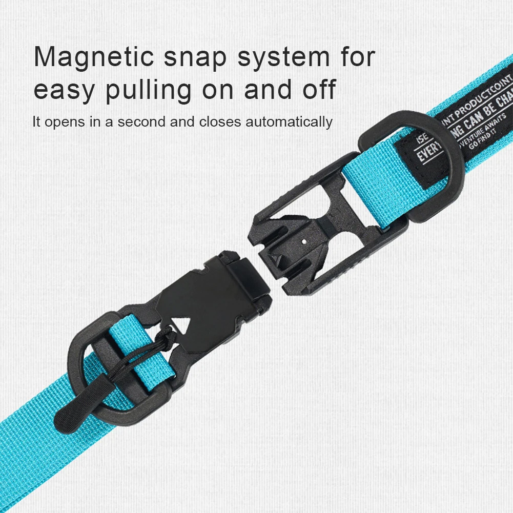 Nylon Magnetic Buckle Belt Quick Release Adjustable Waist Belt