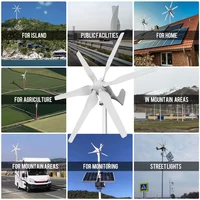 Éolienne à axe horizontal 1000W 1KW 12V 24V 48V, générateur éolien certifié CE, énergie gratuite, démarrage à basse vitesse, hors réseau pour usage domestique 4