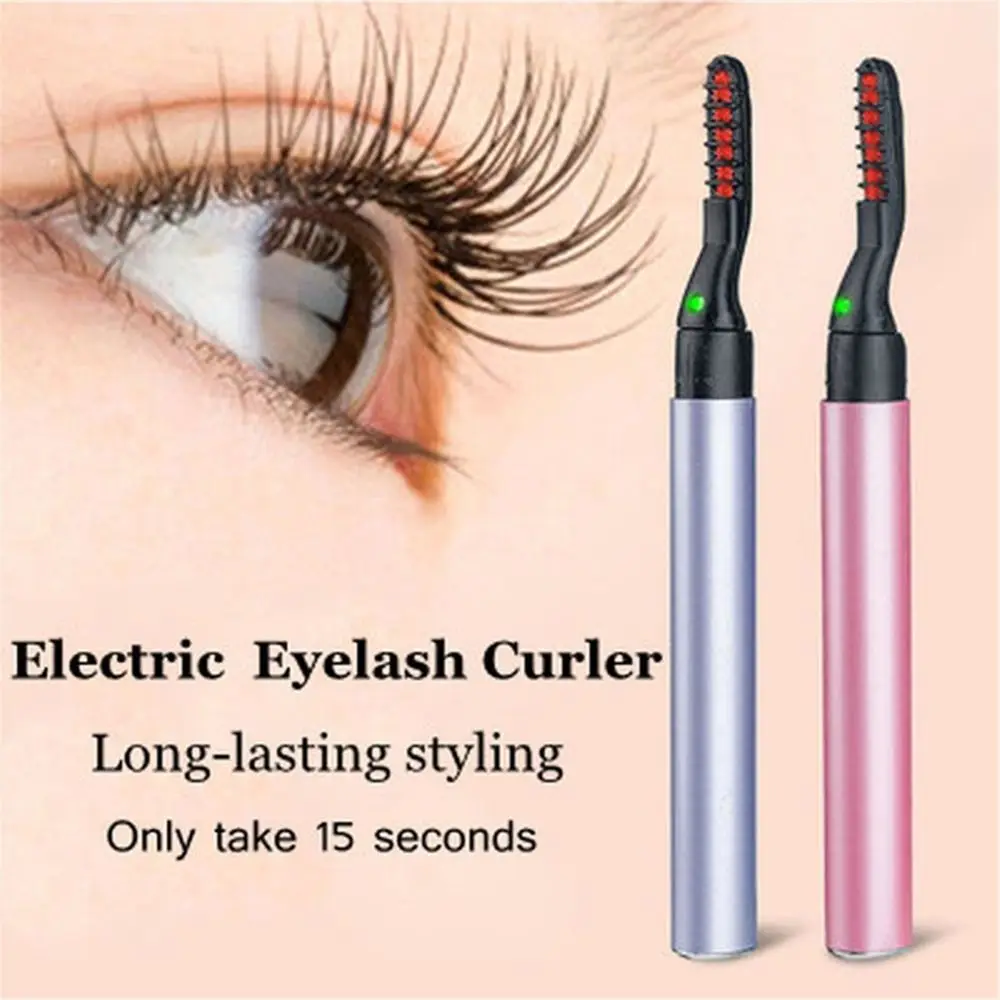 

Modelling Electric Heated Pen Style Eyelashes Auxiliary Eyelash Curler Makeup Tool Eyelash Curling Clip