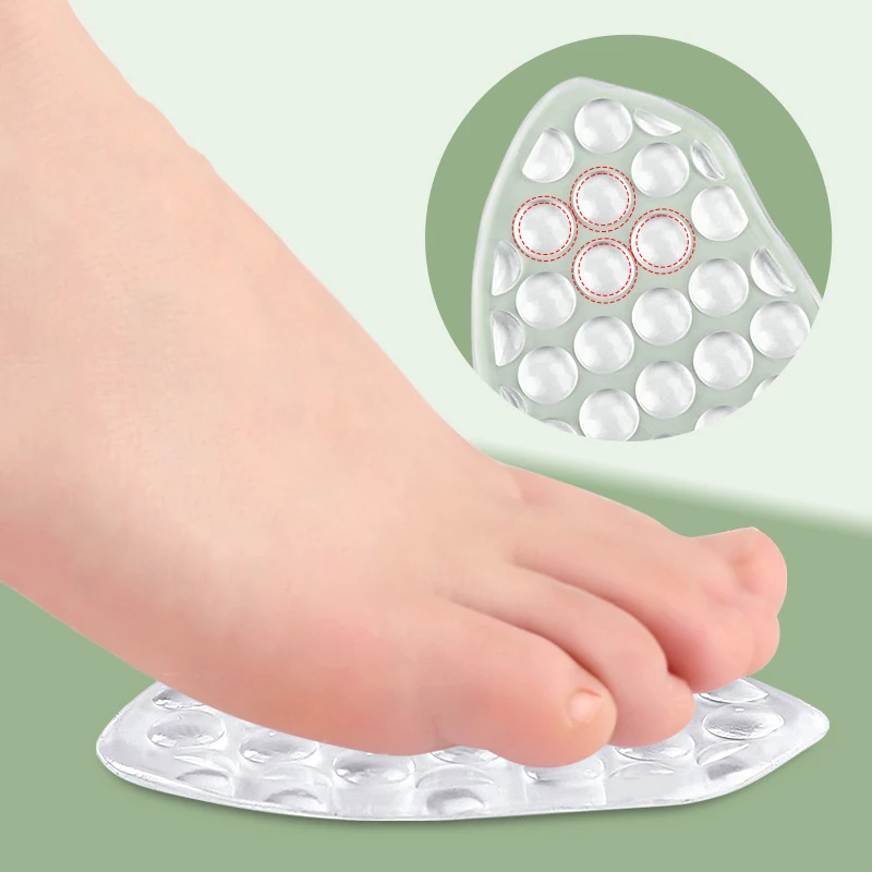 

Forefoot Pads Women High Heels Shoes Insoles Non-slip Pad Pain Relief Insert Half Yard Insole Cushion Foot Care Shoe Pads Insole
