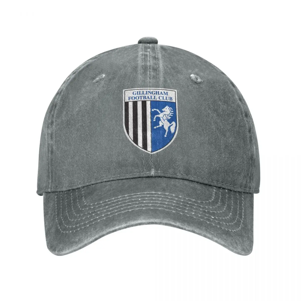 

Gillingham FC logo - Stripes Cap Cowboy Hat Big size hat Men caps Women's