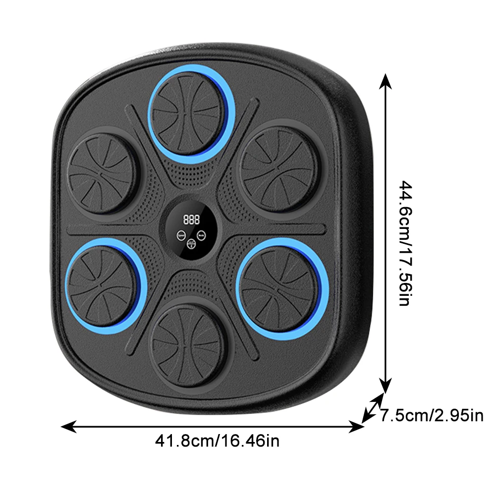 Music Boxing Toys Smart Music Boxing Machine Adult/Kids Boxing Musical Wall Target Machine Ball Home Exercise Equipment