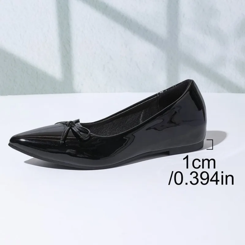 Ballerine donna a punta con fiocco scarpe basse casual comode_voghion.com