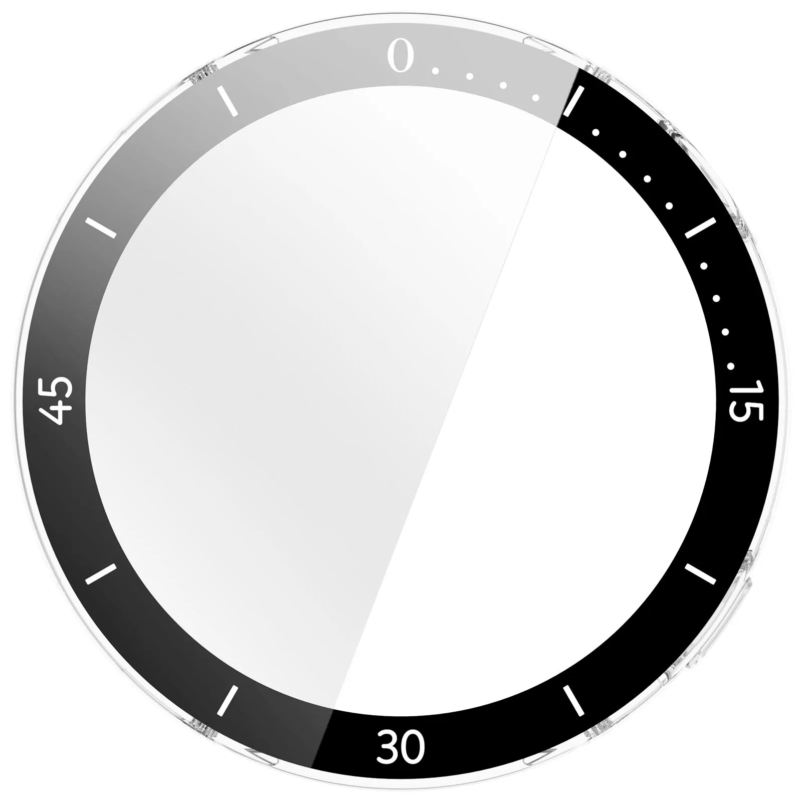 Premium Tempered Glass Film and Protective Case for Smartwatches - Official Scale Screen Bumper Cover