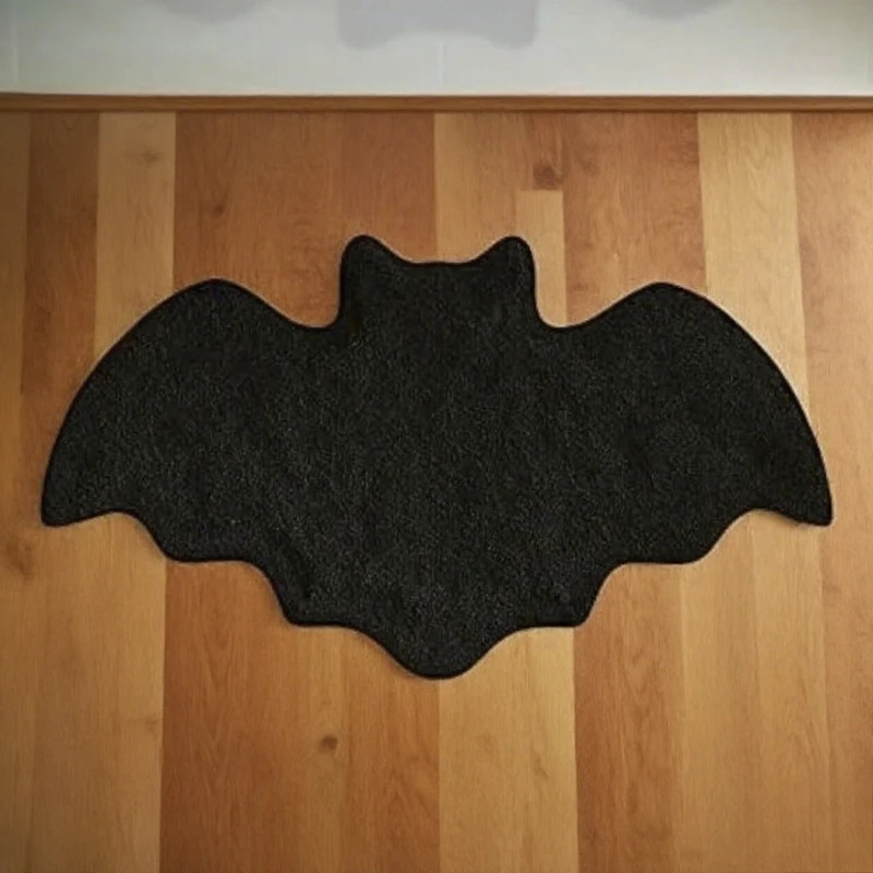 Royallure Halloween Bat Bathroom Rug