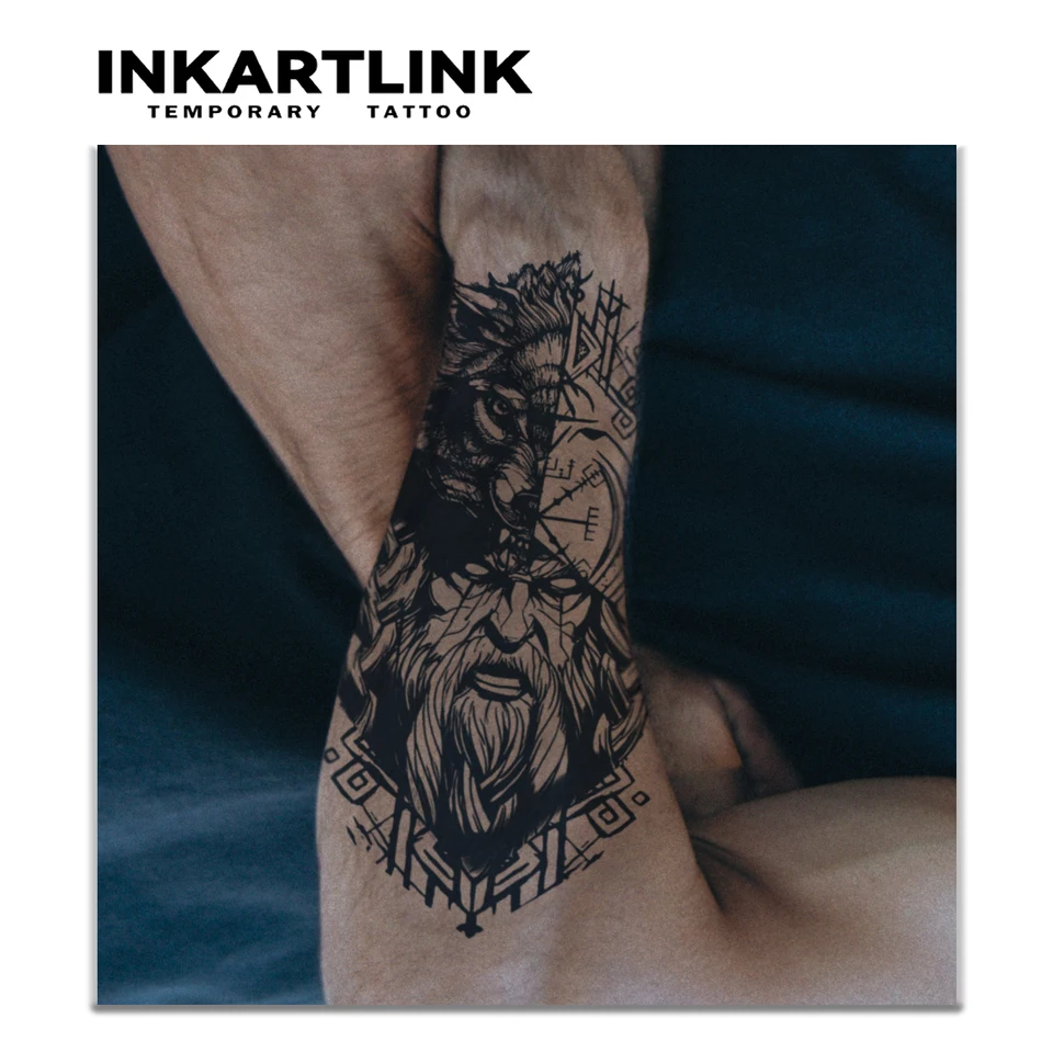 Time old man temporary tattoo sticker, waterproof magic tattoo