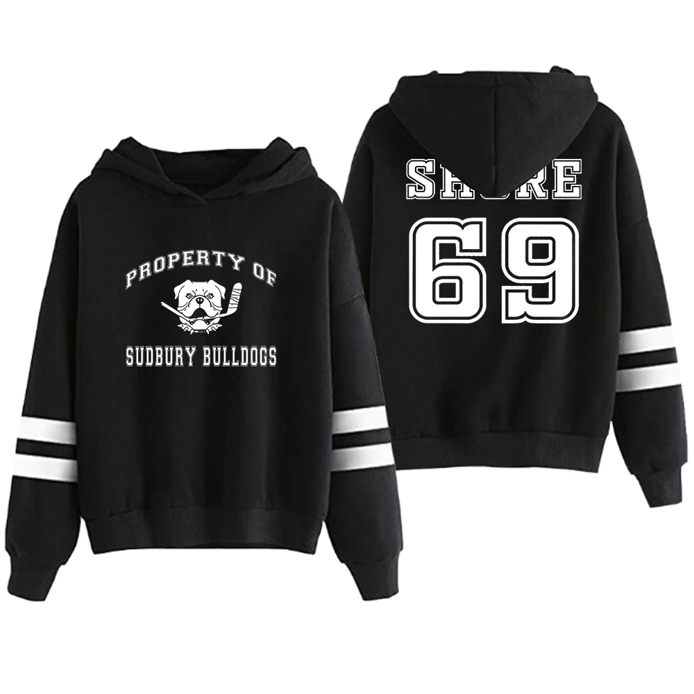 

Shoresy 69 Sudbury Blueberry Bulldogs Logo Pocketless Parallel Bars Sleeve Streetwear Men Women Sweatshirt Fashion Clothes