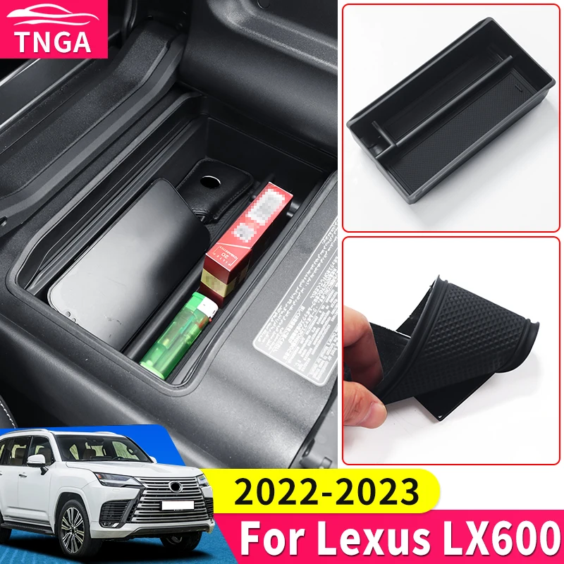 

For Lexus LX600 LX 600 2022 2023 Luxury Sport Upgrade Interior Decoration Accessories，Armrest Storage Box Partition Bracket Tray