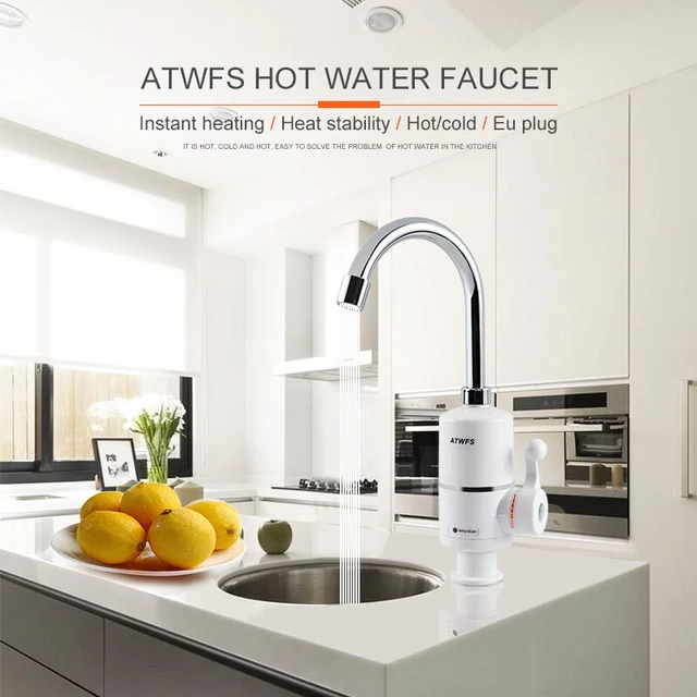 ATWFS Tankless Electric Newest Water Heater Kitchen Instant Hot Water Tap Heater  Water Faucet Instantaneous Heater3000w - AliExpress