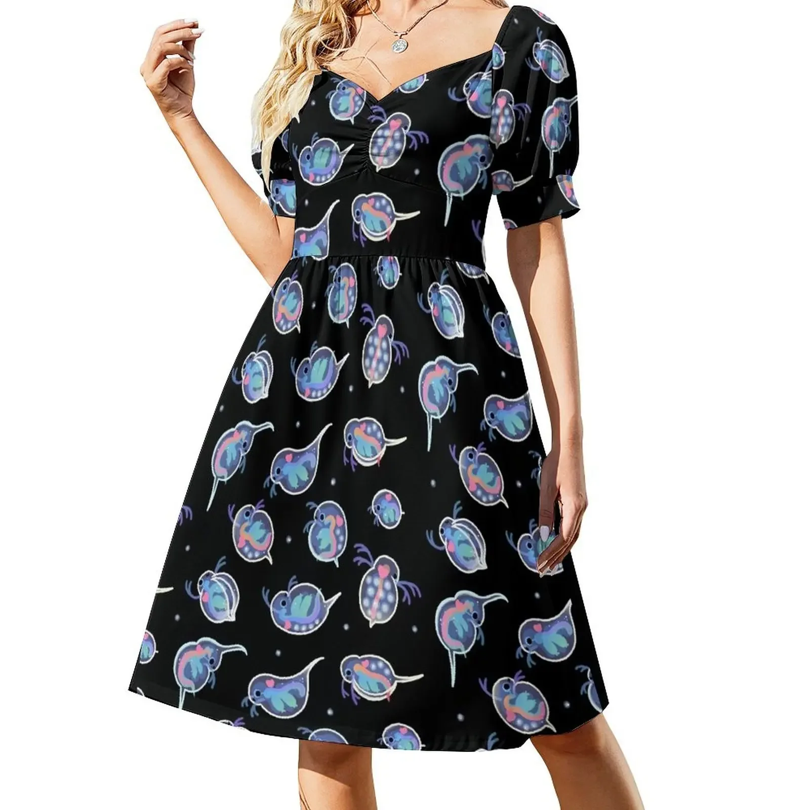 thumbnail image 1 of Vestido sin mangas Daphnia, vestido vendaje, vestido femenino de verano para mujer, 1 of 8