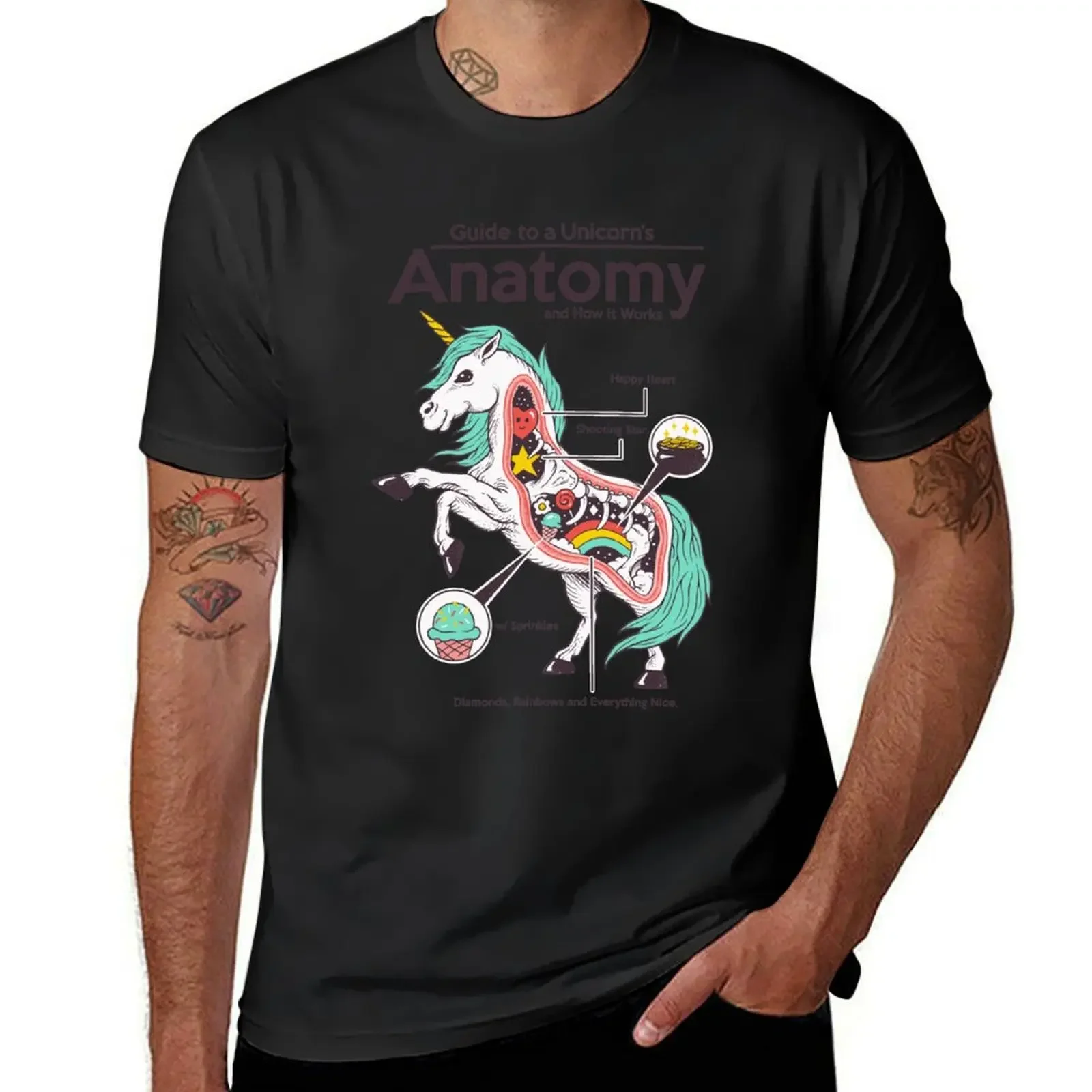 

Anatomy of a Unicorn T-shirt summer tops summer clothes heavy weight t shirts for men