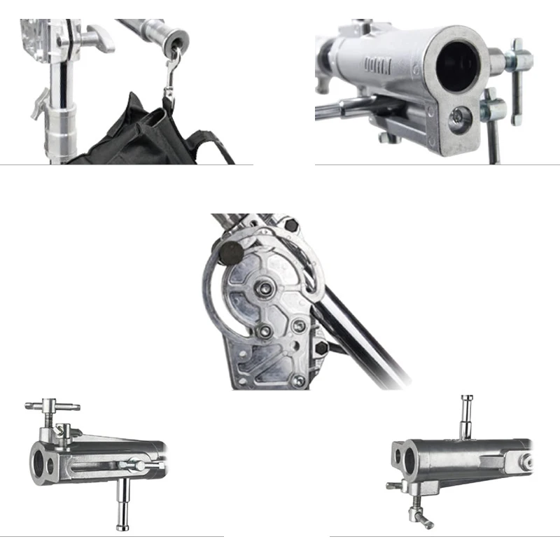 KUPO 546M Junior Boom Stand 510cm with 280cm integrated boom + Caster with Brake Set of Three