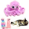 Cute Pet Supplies Plush Octopus Cat Toy with Catnip Pet Interactive Kitty Soothing Pet Plush Toy 2